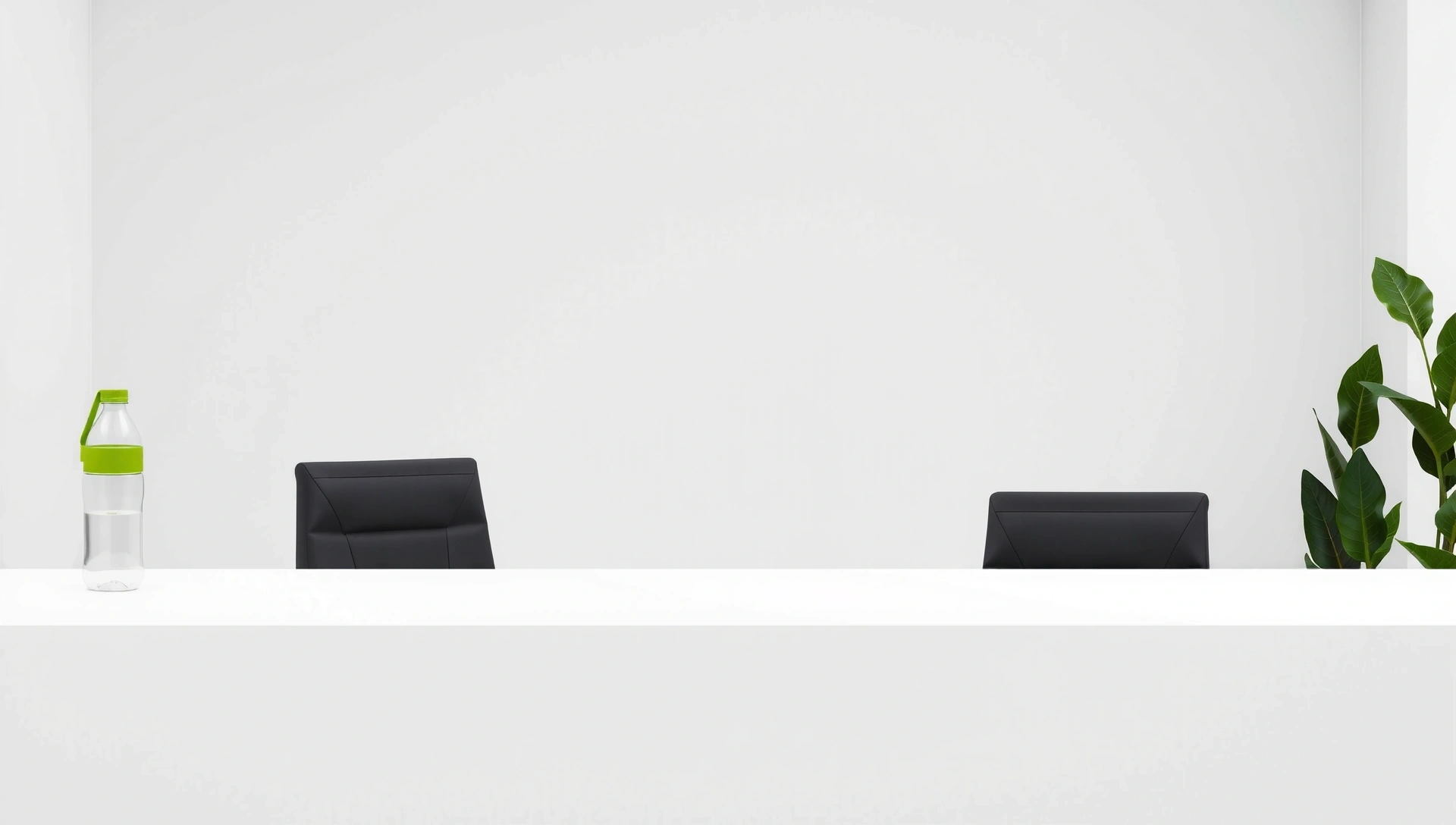 Professional, clean office environment with subtle health-related elements like green plants or a water bottle, soft lighting, no text.